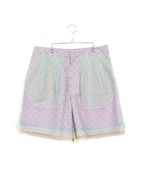 Louis Vuitton Pants Monogram Multicolor Layered Half Ted Shorts